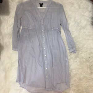 NWOT. H&M stripped dress. Size 10